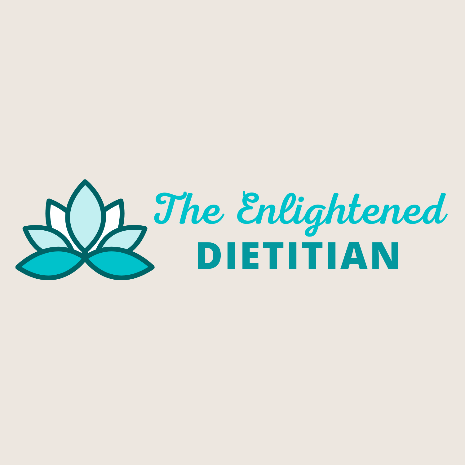 Original Enlightened Dietitian branding showing inconsistency